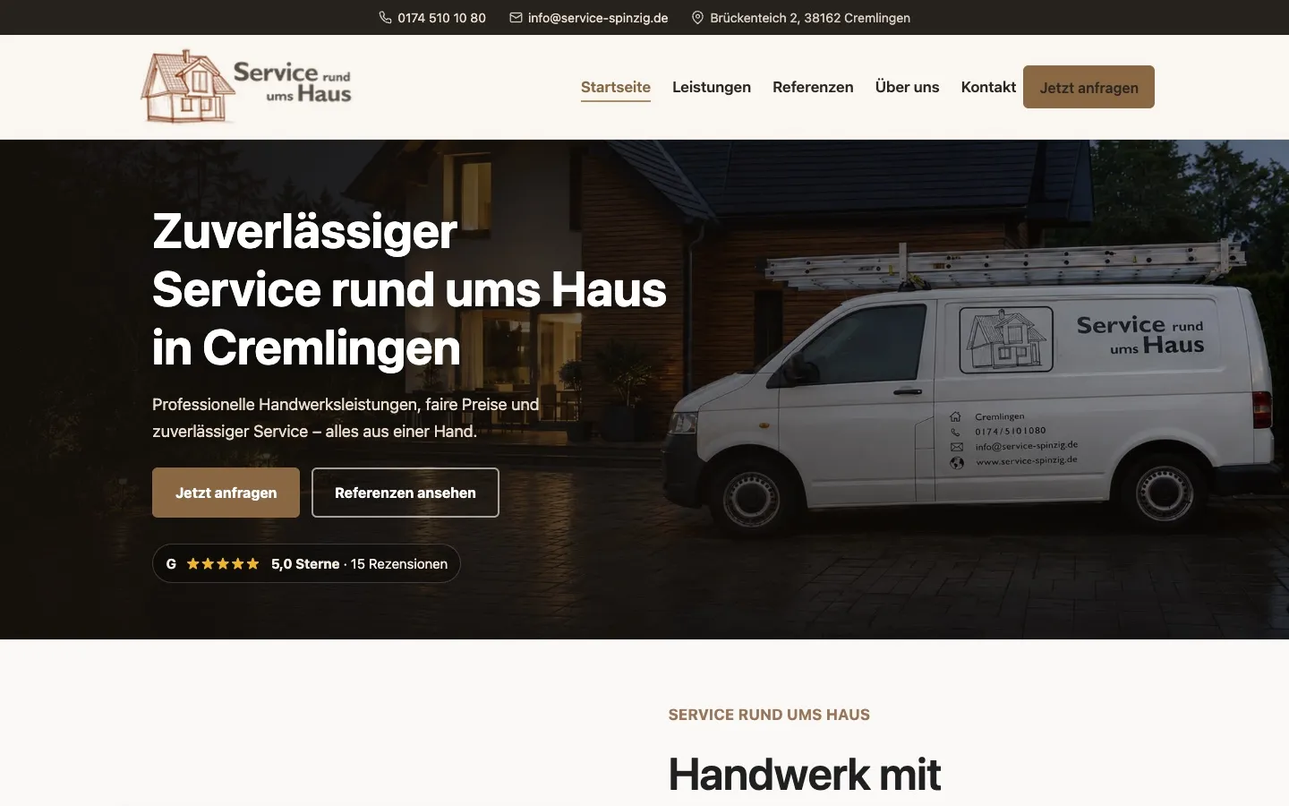 Website von Service rund ums Haus in Cremlingen